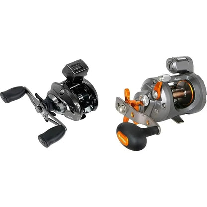 Low Profile Line Counter Graphite Frame Trolling Reel