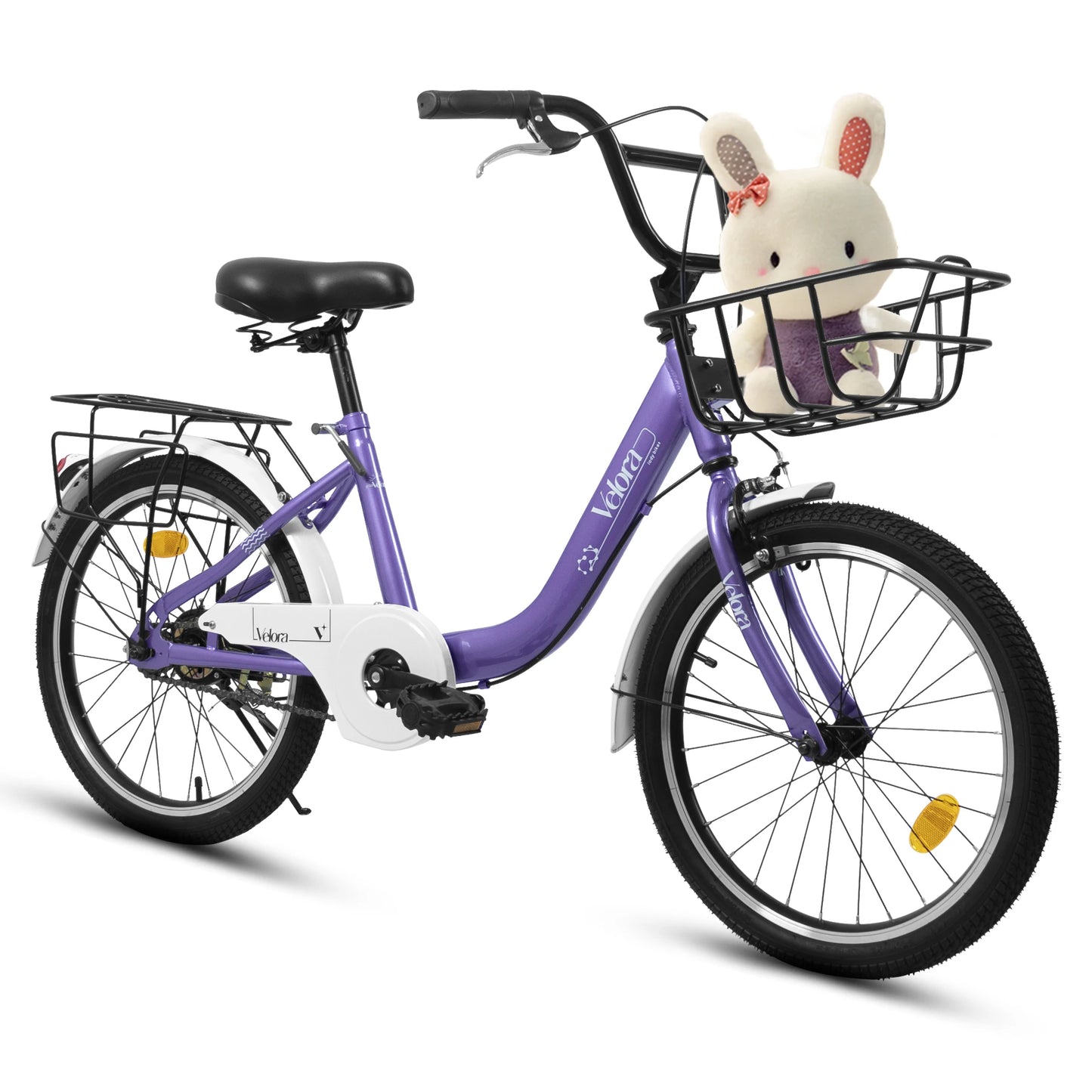 20 Inch 1 Speed Kids Bicycle with Basket