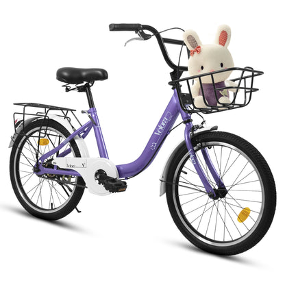 20 Inch 1 Speed Kids Bicycle with Basket