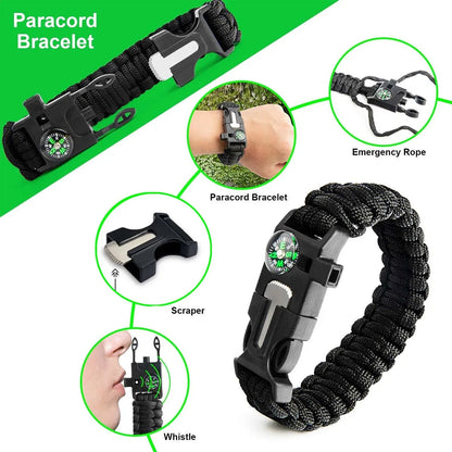 Survival Tool Set Multifunctional Self-defense Supplies and First Aid Kit