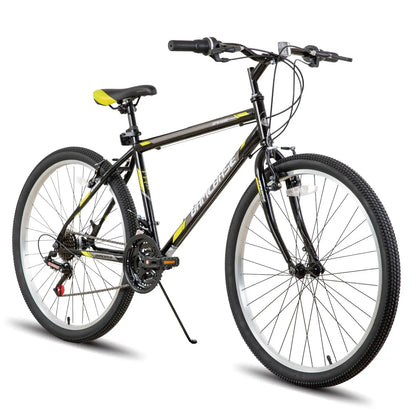 Mountain Bike for Men Women, 21 Speeds High-Carbon Steel Frame