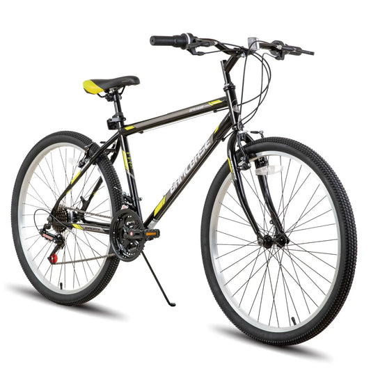 Mountain Bike for Men Women, 21 Speeds High-Carbon Steel Frame