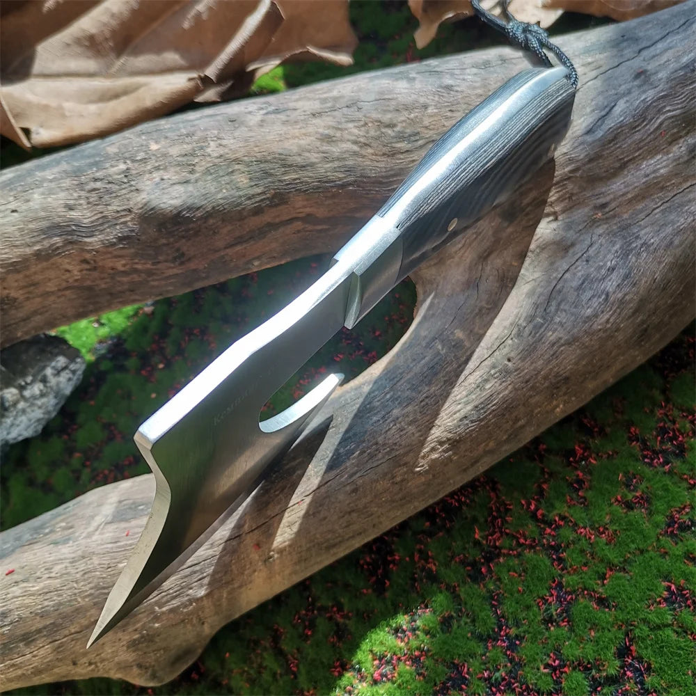 Wooden Handle Stainless Steel Blade Survival Axe