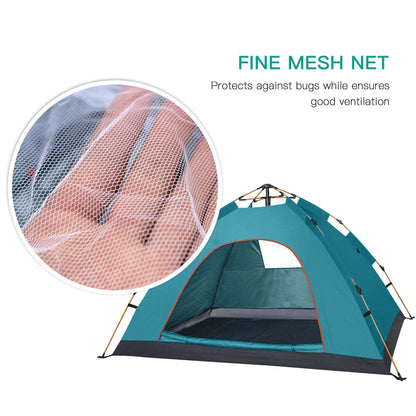 Portable Pop Up Tent Water-resistant 1-2 / 3-4 People