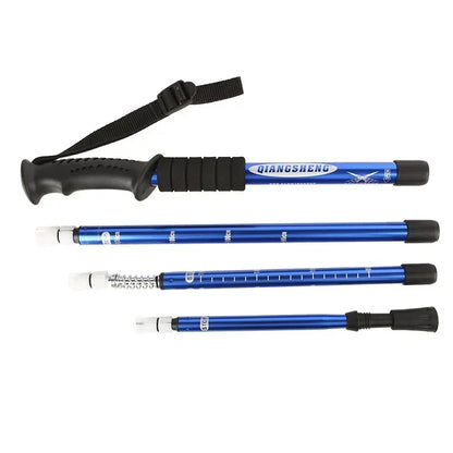 Ultralight Foldable Trekking Poles Straight Grip Handle