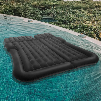Thick Inflatable Queen Size Airbed with Built-in Pump