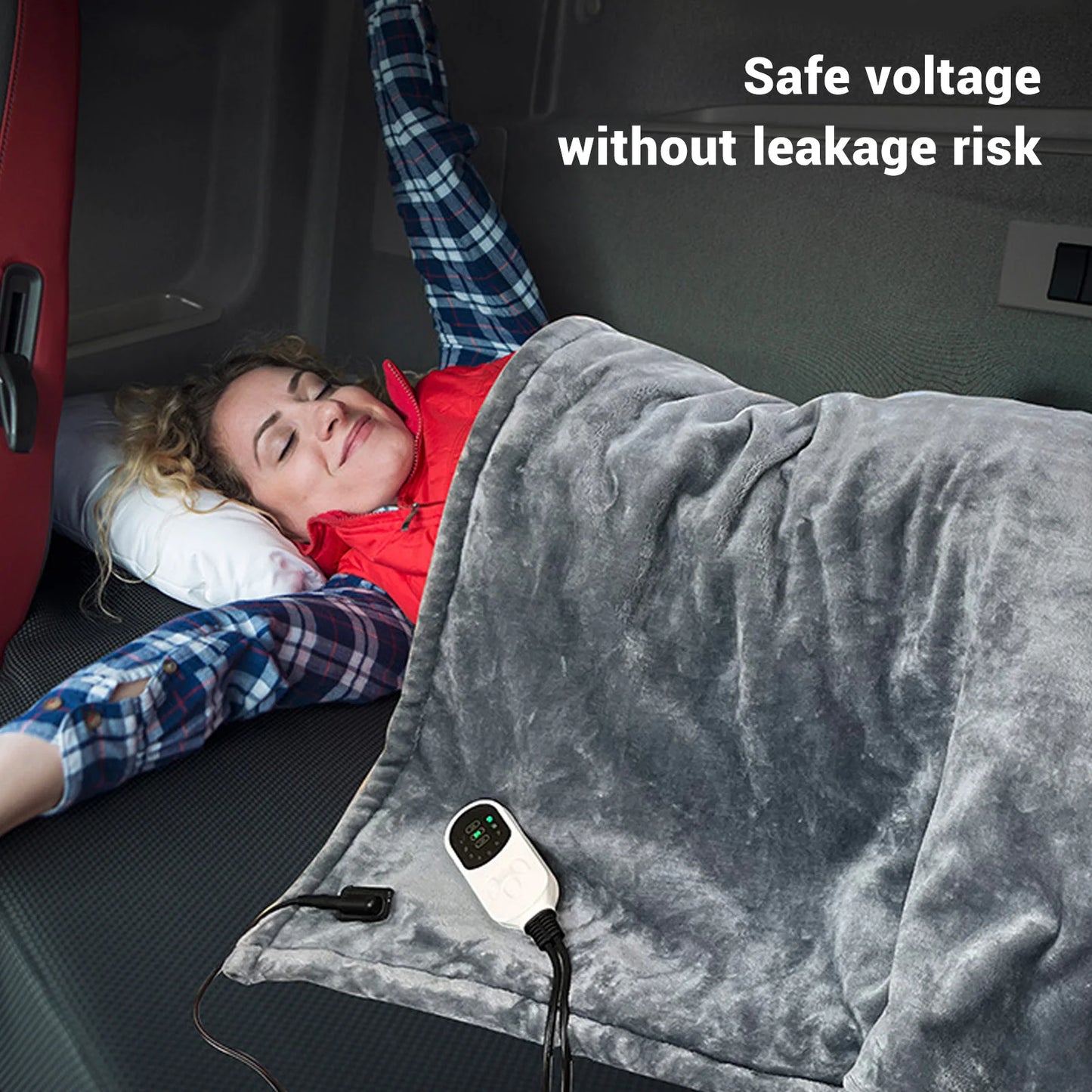 Heated Car Blanket for Travel Camping