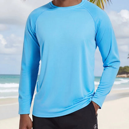 Men s Performance Long Sleeve T-shirts with UPF 50 Sun Protection