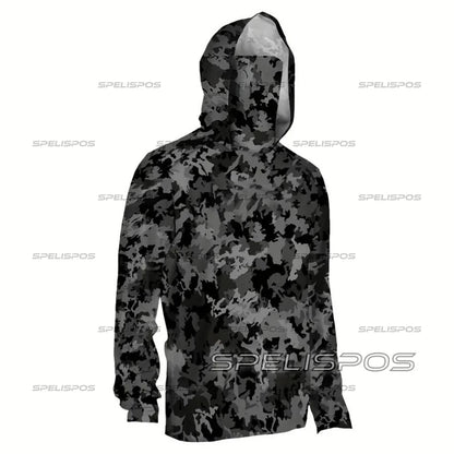 Long Sleeve Sun Protection Hooded Sport Shirt