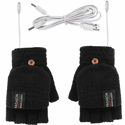 USB Electric Heated Gloves Adjustable Temperature