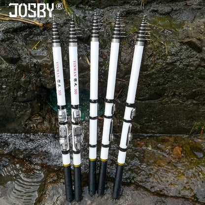 Telescopic Carbon Fiber Mini Fishing Rod 3M 2.7M 2.4M 2.1M 1.8M 1.5M