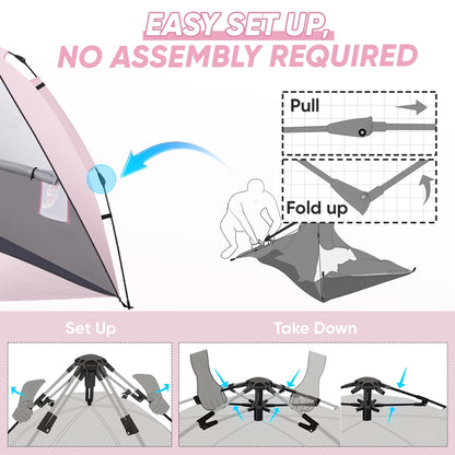 Pop up Beach Tent Easy Setup Canopy