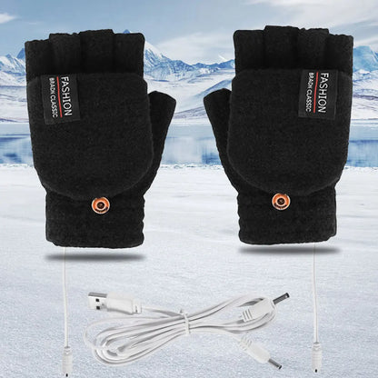 USB Electric Heated Gloves Adjustable Temperature
