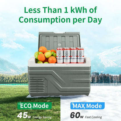 25L 35L 45L 12/24V DC 100-240V AC Portable Car Refrigerator Freezer 25L 35L 45