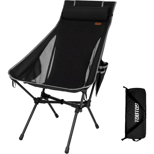 Portable High Back Camping Chair, Support Heavy Duty 440 lbs