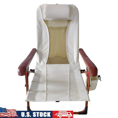 Low Profile Reclining Backpack Chair with Insulated Drink Holder \