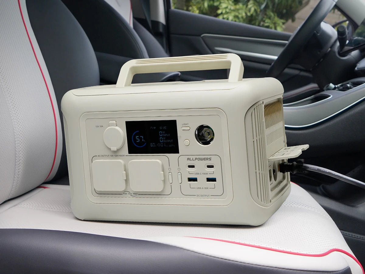 Portable Power Generator Station with Portable Solar Panel (option)