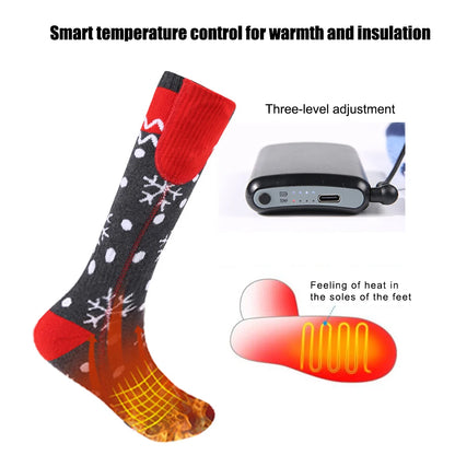 Rechargeable Heated Socks for Men Women
