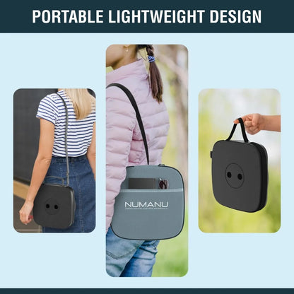 Square Collapsible Stool & 3IN1 Cushioned Carry Bag