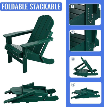 Relaxing Stackable Folding Adirondack Chair