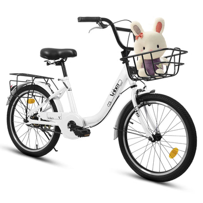 20 Inch 1 Speed Kids Bicycle with Basket
