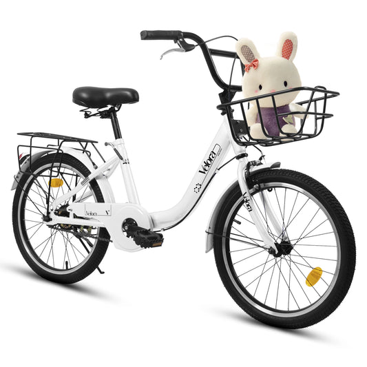 20 Inch 1 Speed Kids Bicycle with Basket
