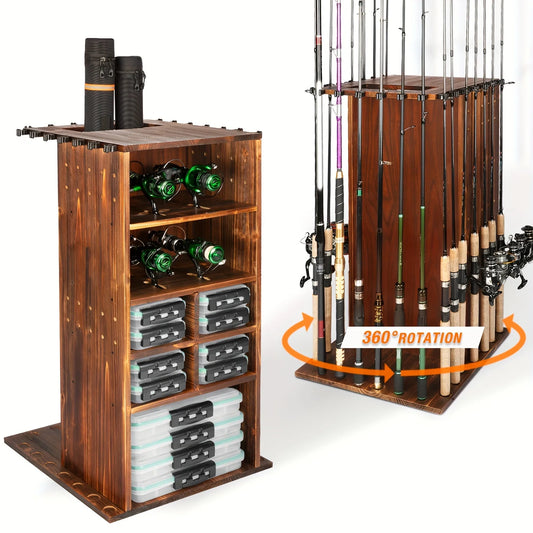 360 Degree Rotating Rod Rack Storage
