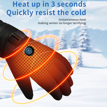 Thermal Heated Waterproof Gloves Touch Screen