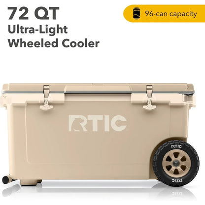 72 Quart Ultra-Light Wheeled Cooler