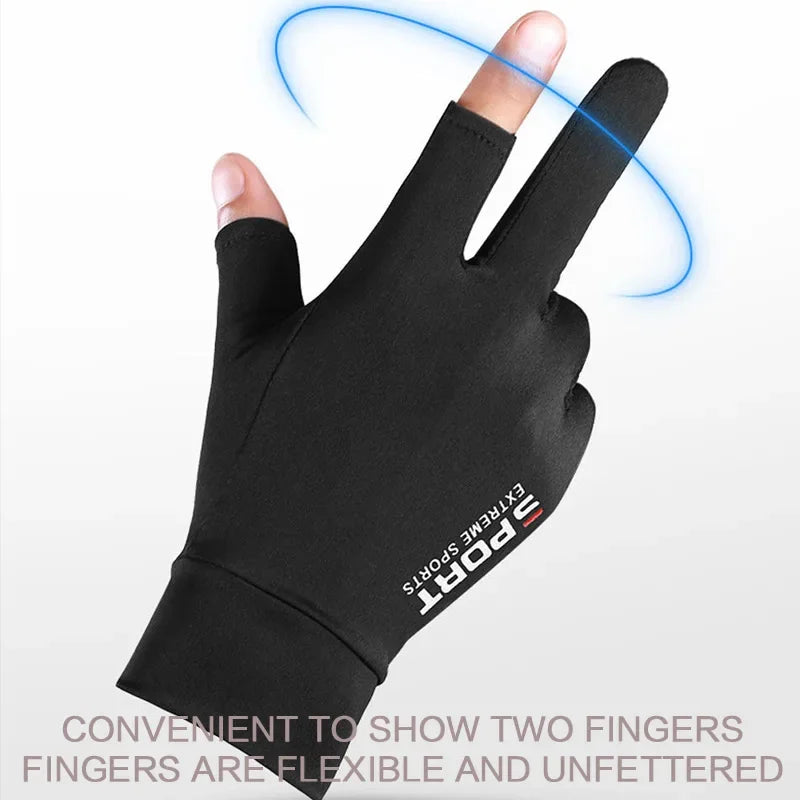 Ice Cool Anti-UV Men Women Fishing Gloves