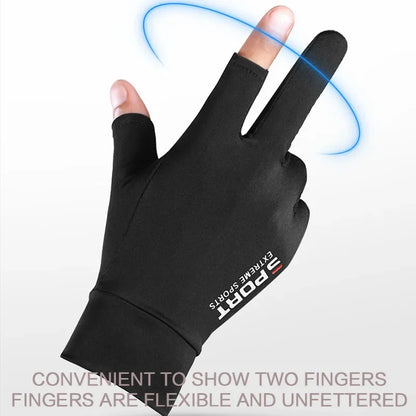 Ice Cool Anti-UV Men Women Fishing Gloves