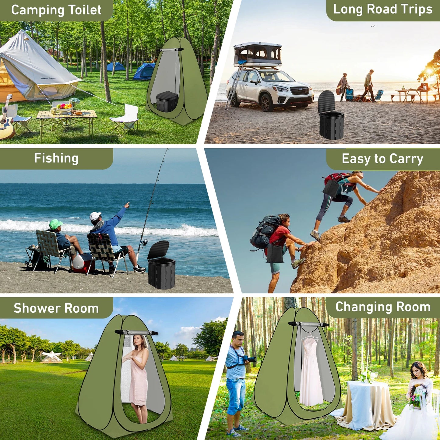 Camping Toilet Pop up Privacy Tent Adult Large