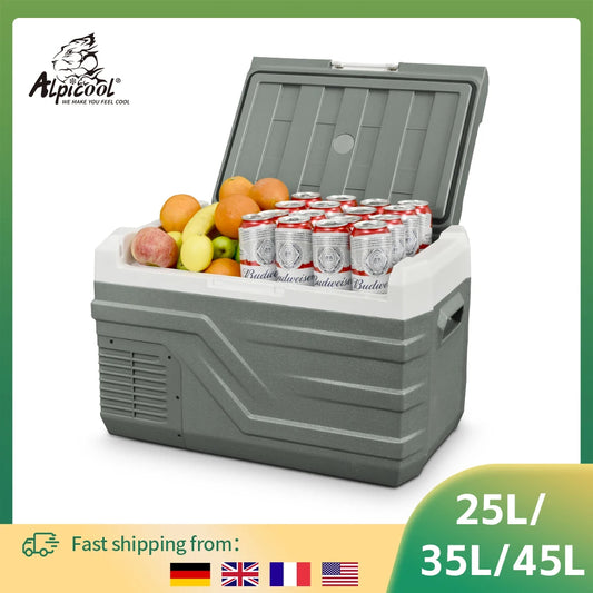 25L 35L 45L 12/24V DC 100-240V AC Portable Car Refrigerator Freezer 25L 35L 45