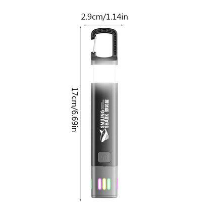 Variable Focus Torch LED Flashlight USB Rechargeable