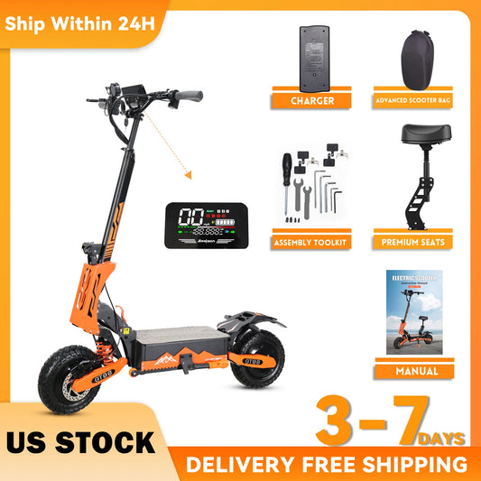 5600W Dual Motor Electric Scooter Top Speed 46MPH