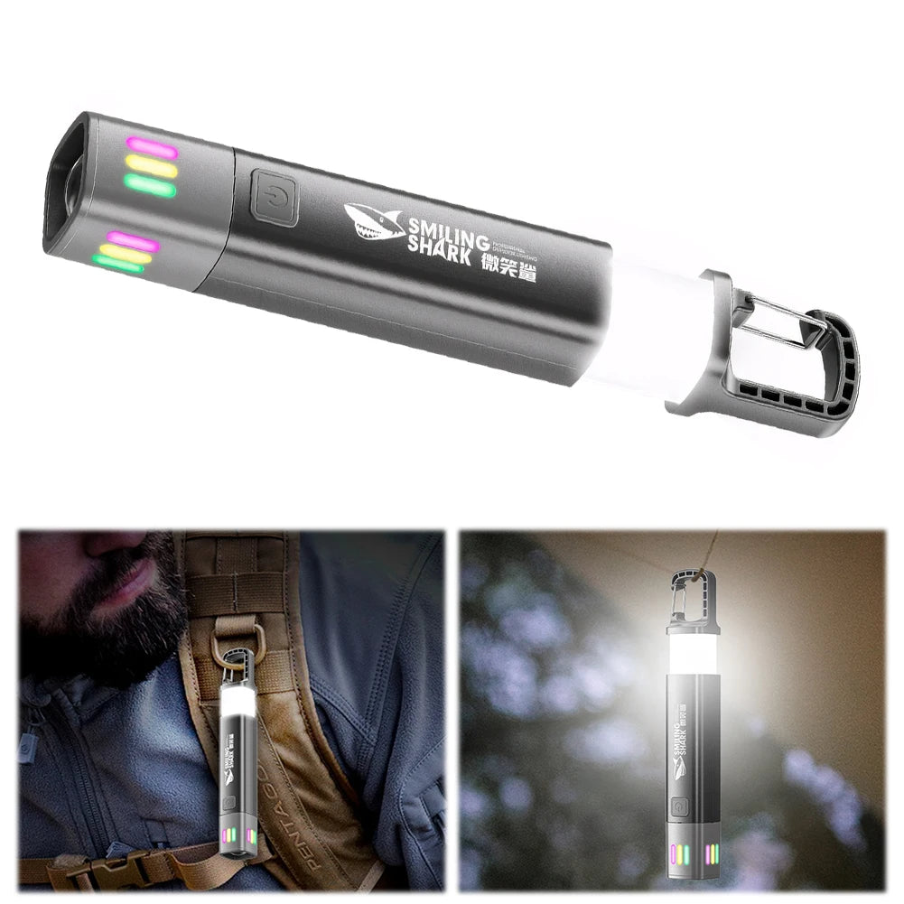 Variable Focus Torch LED Flashlight USB Rechargeable