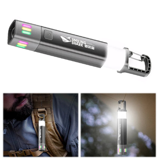 Variable Focus Torch LED Flashlight USB Rechargeable