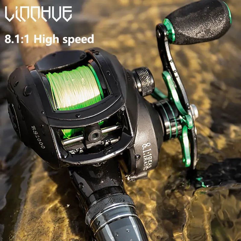Baitcasting Reel BS2000 8.1:1 High Speed Reel