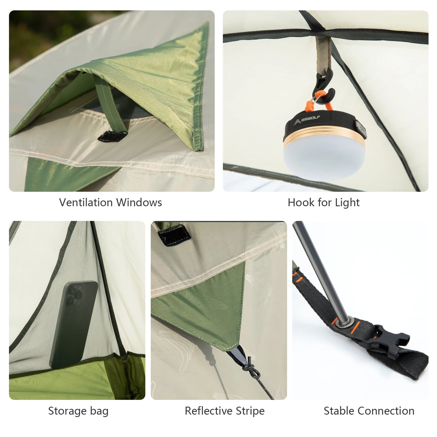 Ultralight  2 Person Double Layer Waterproof Portable Tent