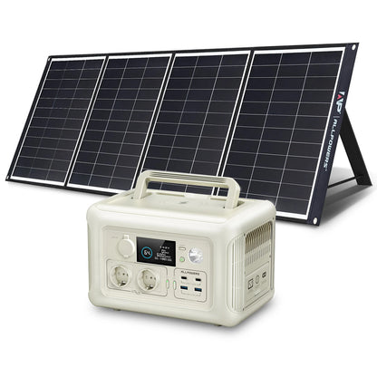 Portable Power Generator Station with Portable Solar Panel (option)