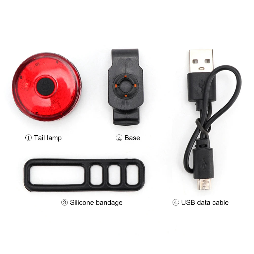 LED Bicycle Light Set Front Rear