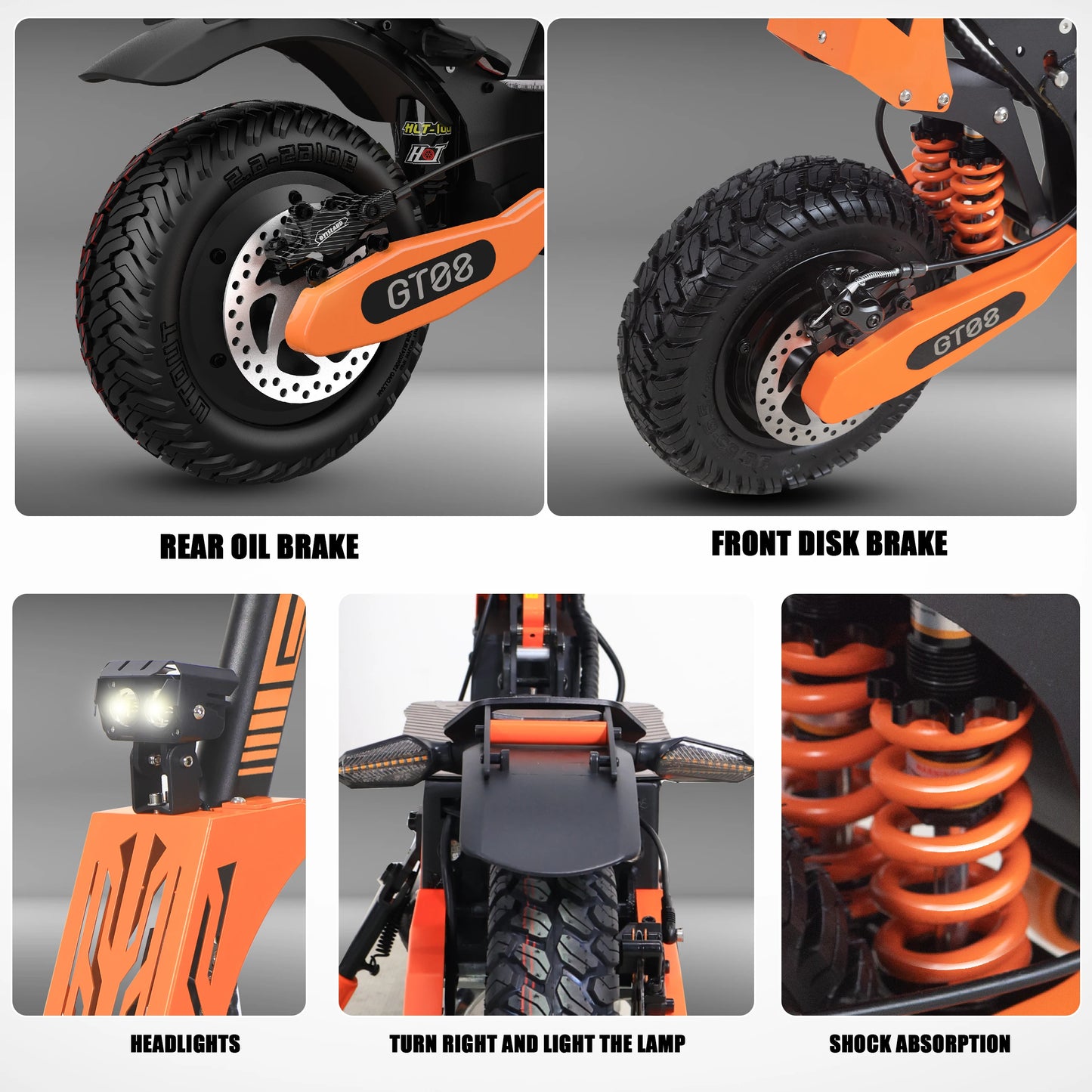 5600W Dual Motor Electric Scooter Top Speed 46MPH