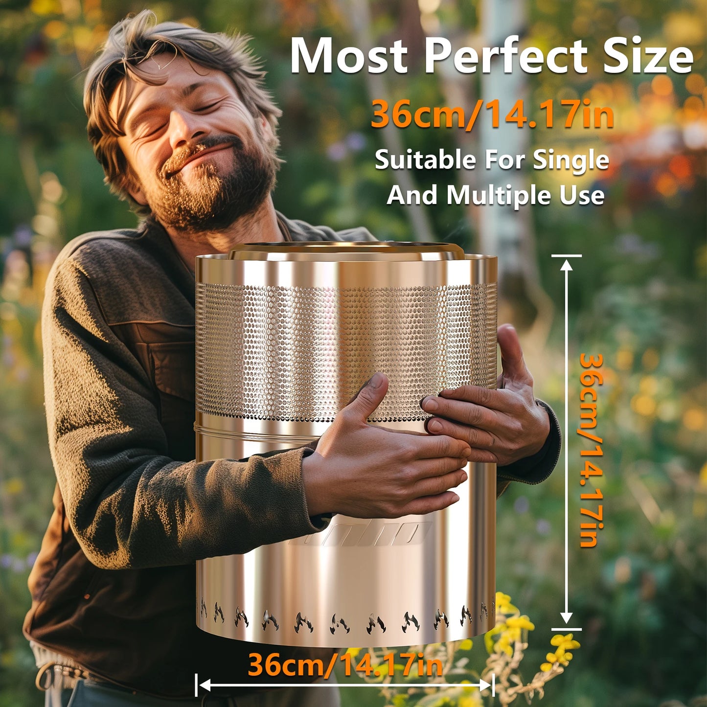 Portable Stainless Steel Fire Pit