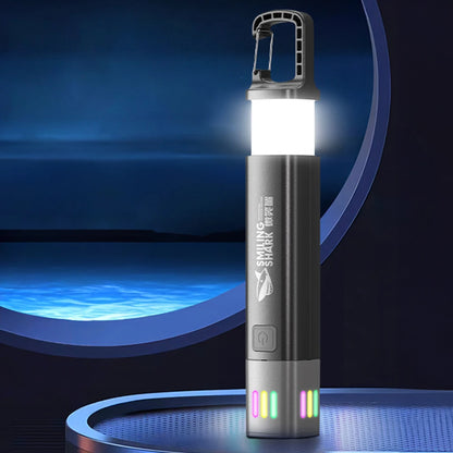 Variable Focus Torch LED Flashlight USB Rechargeable