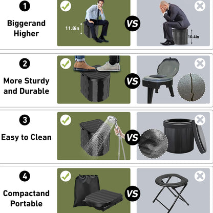 Camping Toilet Pop up Privacy Tent Adult Large
