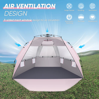 Pop up Beach Tent Easy Setup Canopy