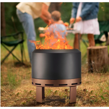 Outdoor Smokeless Fire Pit Stove 18''