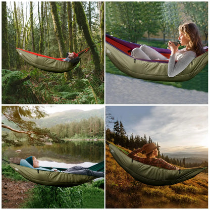 Single Insulated Under Blanket Hammock Sleeping Bag