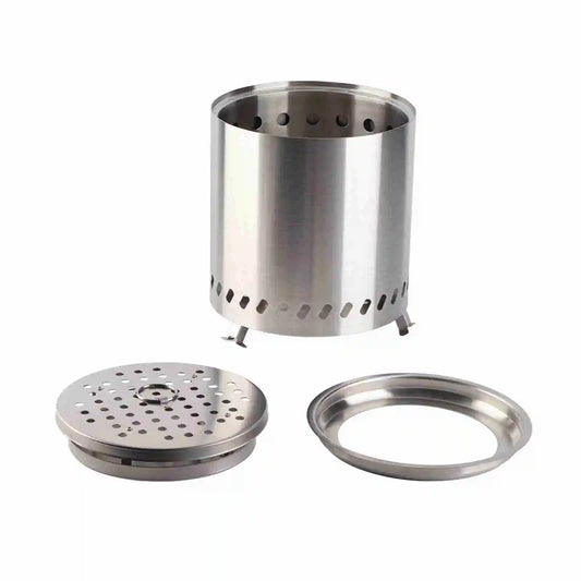 Portable Small Stainless-Steel Wood Burning Smokeless Firepit