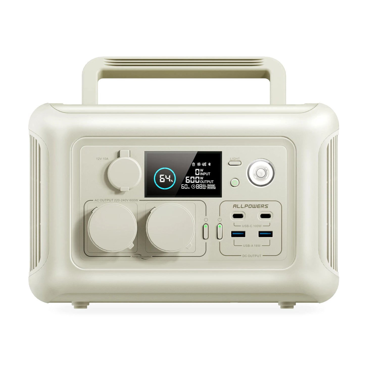 Portable Power Generator Station with Portable Solar Panel (option)